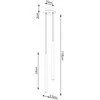 Sollux Lighting Pakabinamas šviestuvas PASTELO 2 baltas