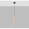 Sollux Lighting Pakabinamas šviestuvas PASTELO 1 medinis