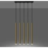 Sollux Lighting Pakabinamas šviestuvas PASTELO 5L poliruoto aukso