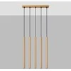 Sollux Lighting Pakabinamas šviestuvas PASTELO 5L aukso spalvos