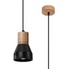 Lubinis šviestuvas Sollux Lighting Pakabinamas šviestuvas QUBIC juodas