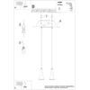 Sollux Lighting Pakabinamas šviestuvas REA 2 concrete