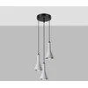 Sollux Lighting Pakabinamas šviestuvas REA 3P concrete