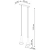 Sollux Lighting Pakabinamas šviestuvas REA 2 concrete