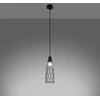 Sollux Lighting Pakabinamas šviestuvas SUBA 1 juodas