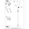 Sollux Lighting Pakabinamas šviestuvas TALEJA 1 juodas [ES111]