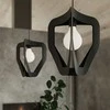 Sollux Lighting Pakabinamas šviestuvas TRES juodas