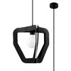 Sollux Lighting Pakabinamas šviestuvas TRES juodas