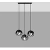 Sollux Lighting Pakabinamas šviestuvas TULOS 3L juodas