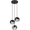 Sollux Lighting Pakabinamas šviestuvas TULOS 3P juodas