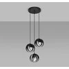Sollux Lighting Pakabinamas šviestuvas TULOS 3P juodas