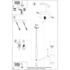 Sollux Lighting Pakabinamas šviestuvas WEZYR 1 juodas