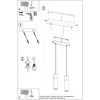 Sollux Lighting Pakabinamas šviestuvas ZANE 2 pilka