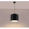 Pakabinamas šviestuvas Sollux Lighting Pakabos lempa NOVA 30 noir
