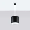 Pakabinamas šviestuvas Sollux Lighting Pakabos lempa NOVA 30 noir