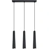 Pakabinamas šviestuvas Sollux Lighting Pakabos lempa PRYSM 3L noir