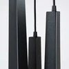Pakabinamas šviestuvas Sollux Lighting Pakabos lempa PRYSM 3P noir