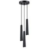 Pakabinamas šviestuvas Sollux Lighting Pakabos lempa PRYSM 3P noir