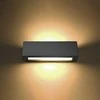Sieninis šviestuvas Sollux Lighting Sieninis keraminis šviestuvas VEGA pilka