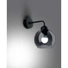 Sollux Lighting Sieninis šviestuvas ALINO 1 juodas