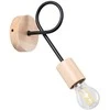 Sollux Lighting Sieninis šviestuvas EMBER juodas
