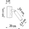Sollux Lighting Sieninis šviestuvas EYETECH 1 juodas
