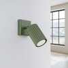 Sollux Lighting Sieninis šviestuvas KARBON alyvuogių žalia