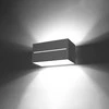 Sollux Lighting Sieninis šviestuvas LOBO MAXI pilkas