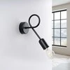 Sollux Lighting Sieninis šviestuvas LOOP juodas