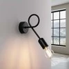 Sollux Lighting Sieninis šviestuvas LOOP juodas