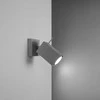 Sollux Lighting Sieninis šviestuvas MERIDA 1 pilkas
