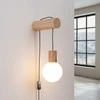 Sollux Lighting Sieninis šviestuvas NIBMI G9 su jungikliu