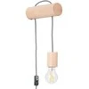 Sollux Lighting Sieninis šviestuvas NIMBI E27 su jungikliu