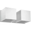 Sollux Lighting Sollux Sieninis šviestuvas QUAD 2 baltas