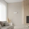 Sollux Lighting Sieninis šviestuvas SACCON baltas