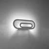 Sollux Lighting Sieninis šviestuvas SACCON baltas