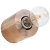 Sollux Lighting Sieninis šviestuvas SALGADO, E27, natūralaus medžio