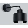 Sollux Lighting Sieninis šviestuvas SAVAR 1 juodas