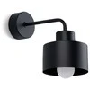 Sollux Lighting Sieninis šviestuvas SAVAR 1 juodas