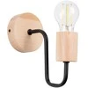 Sollux Lighting Sieninis šviestuvas TIMBO juodas