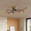 Sollux Lighting Sieninis šviestuvas TIMBO juodas