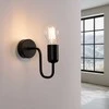 Sollux Lighting Sieninis šviestuvas VECTOR juodas