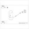 Sollux Lighting Stalo lempa FLASH balta
