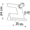 Sollux Lighting Stalo lempa INCLINE balta
