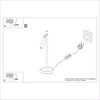 Sollux Lighting Stalo lempa PASTELO balta