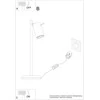 Sollux Lighting Stalo lempa RING juoda