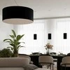 Pakabinamas šviestuvas Sollux Lighting Šviestuvas OTTO 50 juodas