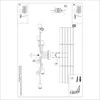 Lubinis šviestuvas Sollux Lighting Šviestuvas TIMBO 8 baltas