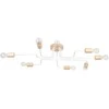 Lubinis šviestuvas Sollux Lighting Šviestuvas TIMBO 8 baltas