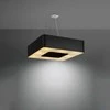 Lubinis šviestuvas Sollux Lighting Šviestuvas URANO 80 juodas